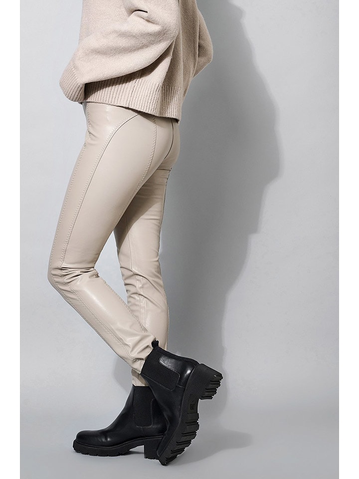 Rosner Spodnie w kolorze beżowym rozmiar: 38/L30