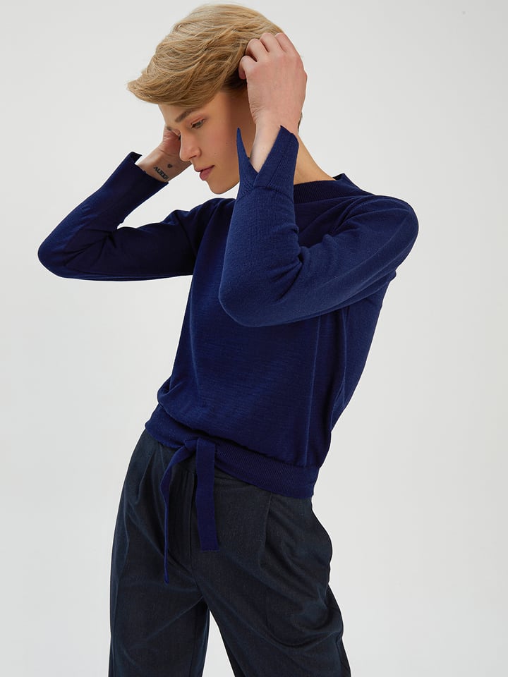 BGN Sweter w kolorze granatowym rozmiar: 38