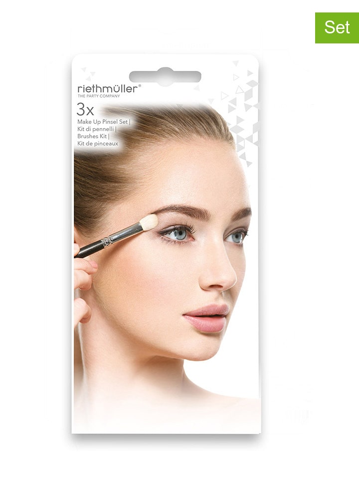 amscan Pędzle do makijażu (3 szt.) rozmiar: onesize