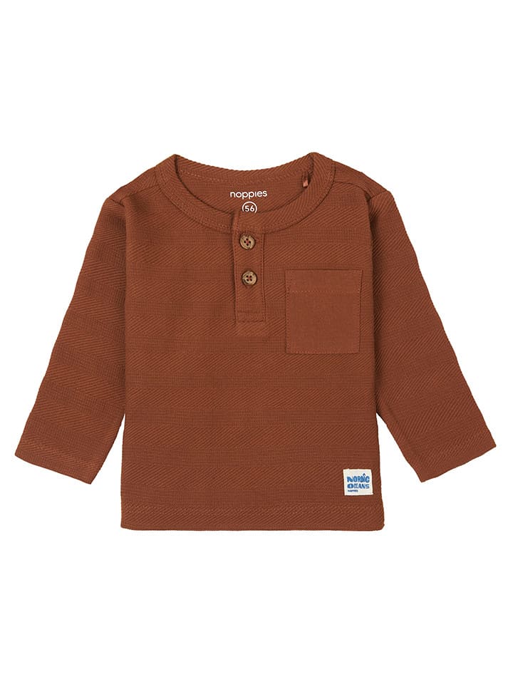 Noppies Koszulka "Gabiria" w kolorze brązowym rozmiar: 50
