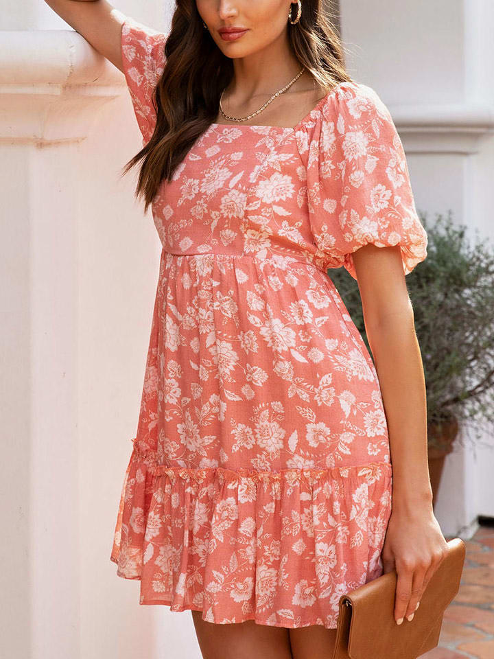 LA Angels Sukienka w kolorze pomarańczowo-białym rozmiar: M