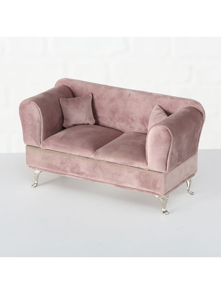 Boltze Pudełko w kolorze szaroróżowym na biżuterię - szer. 23 cm rozmiar: onesize