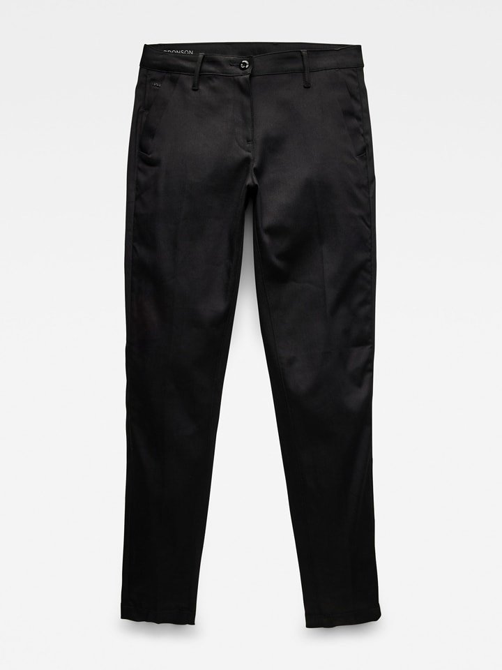 Spodnie chino w kolorze czarnym