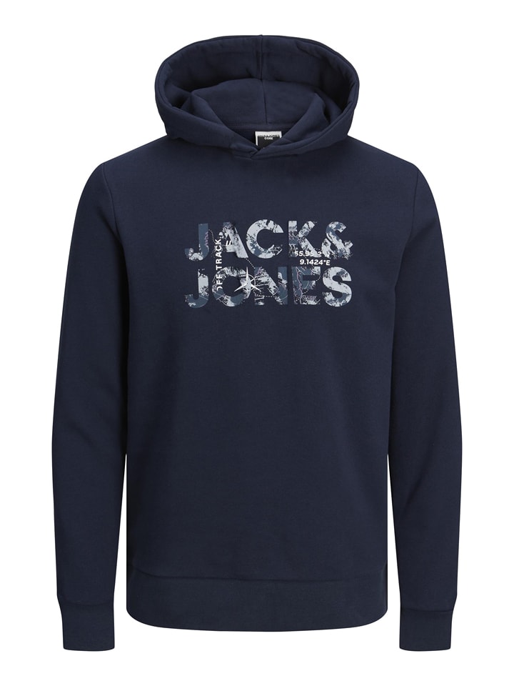 JACK & JONES Junior Bluza "Logo" w kolorze granatowym rozmiar: 176