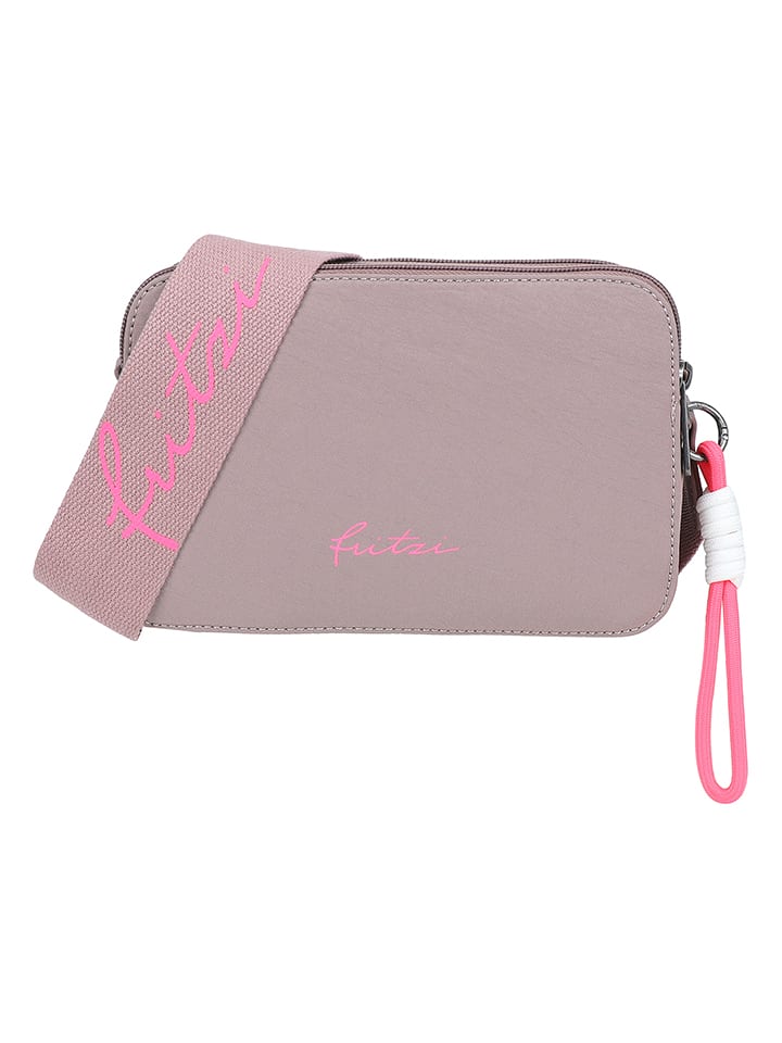 Fritzi aus Preußen Skórzana torebka w kolorze fiołkowym - 22 x 14,5 x 7 cm rozmiar: onesize