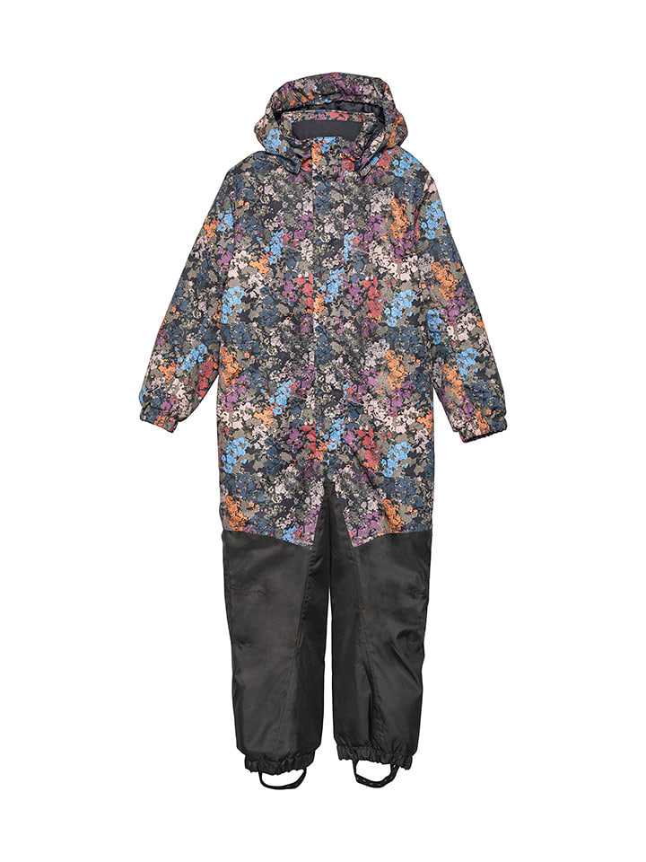 Color Kids Kombinezon zimowy w kolorze czarnym ze wzorem rozmiar: 110