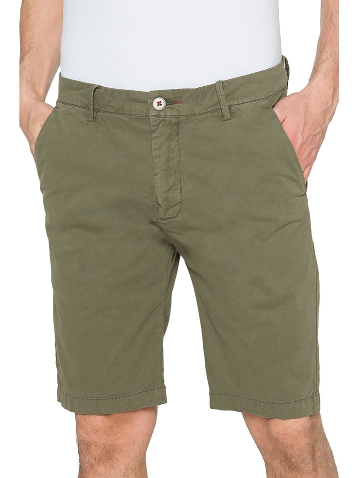 Hot Buttered Bermudy "Moraine" w kolorze khaki rozmiar: 32