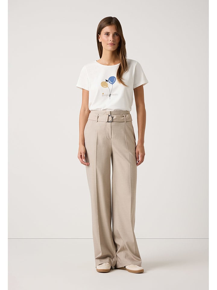 More & More Spodnie w kolorze beżowym rozmiar: 46