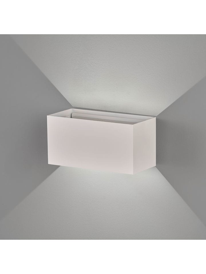 FISCHER & HONSEL Lampa zewnętrzna LED "Wallo" w kolorze białym - 20 x 10 x 10 cm rozmiar: onesize