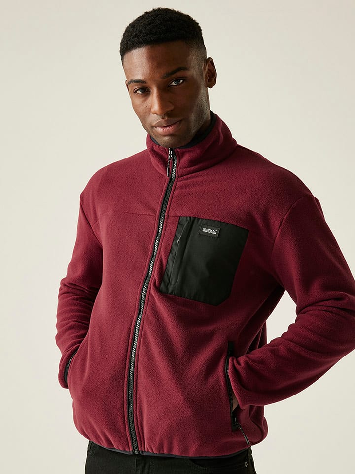 Regatta Kurtka polarowa "Frankie" w kolorze bordowym rozmiar: 4XL