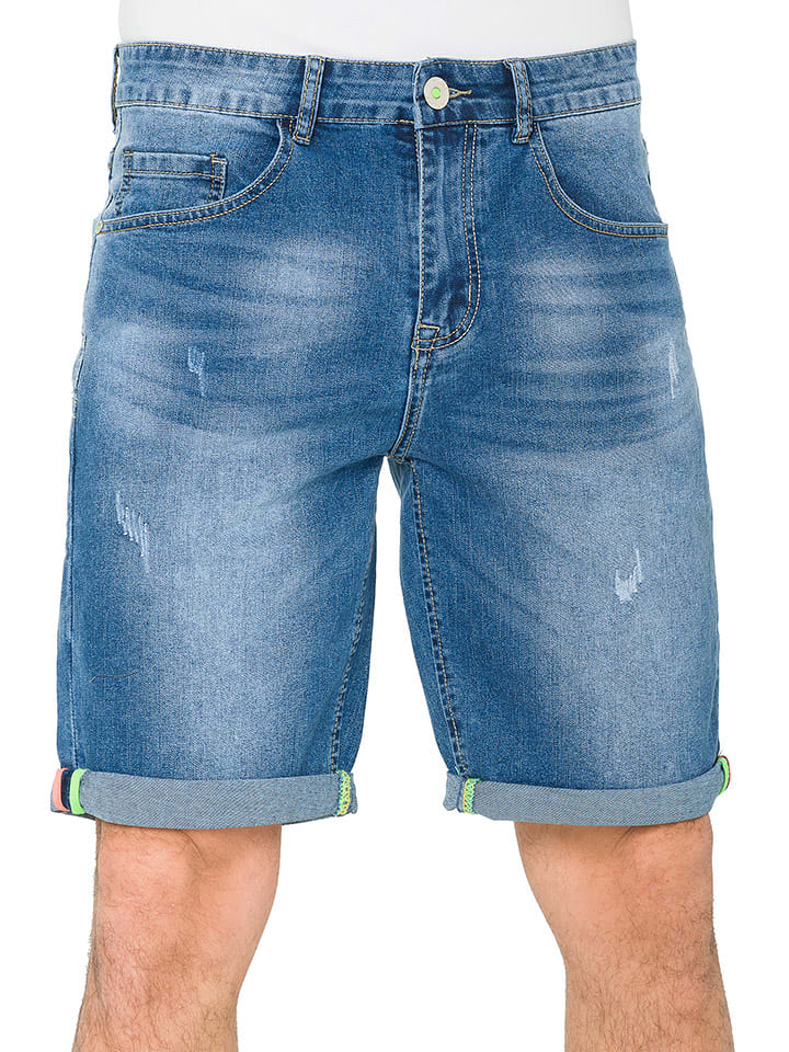 Hot Buttered Bermudy dżinsowe "Arutanga" w kolorze niebieskim rozmiar: 34