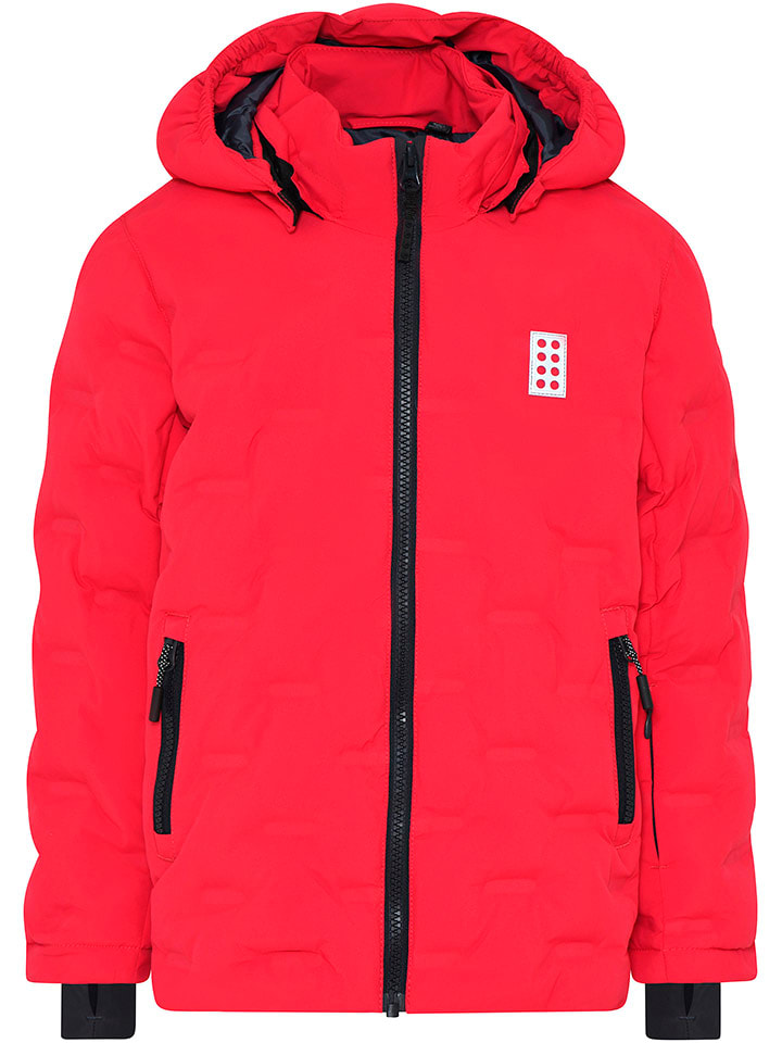 LEGO Kurtka zimowa "Jipe 706" w kolorze czerwonym rozmiar: 140