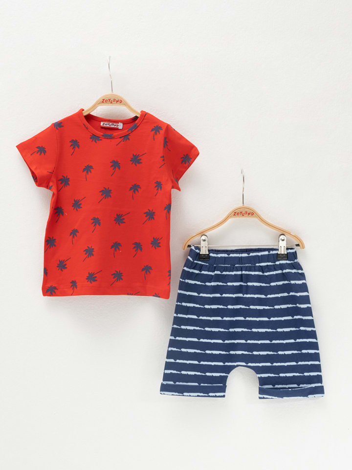 zeyland Baby & Kids 2-częściowy zestaw w kolorze czerwono-niebieskim rozmiar: 92