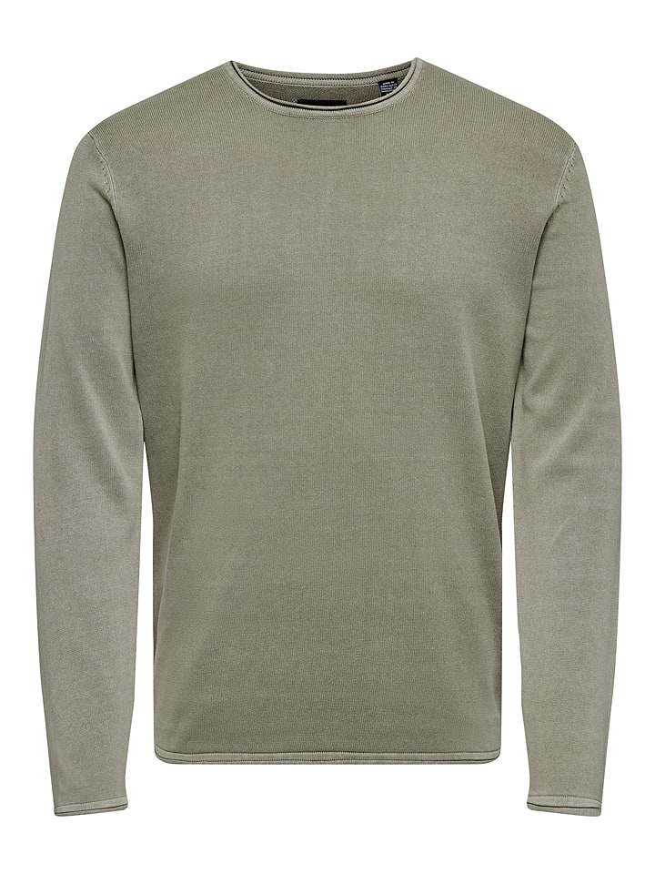 ONLY & SONS Sweter "Garson" w kolorze beżowym rozmiar: XXL