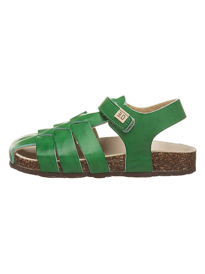 Półsandały w kolorze zielonym