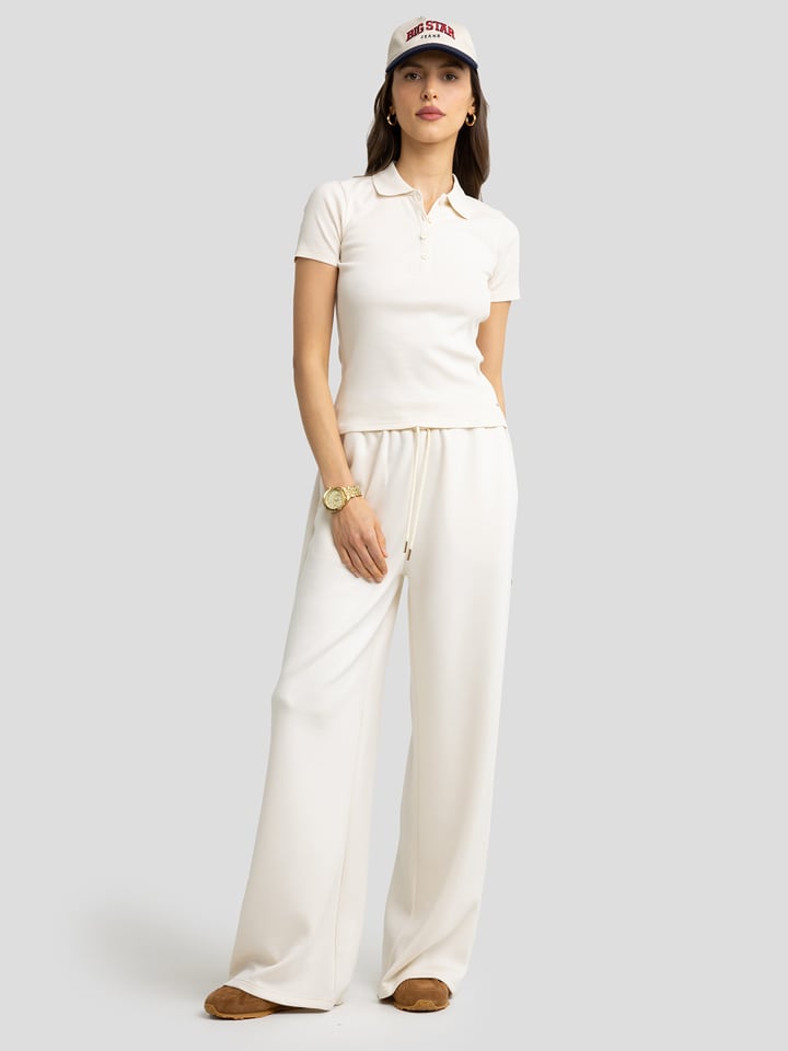 BIG STAR Koszulka polo w kolorze kremowym rozmiar: S