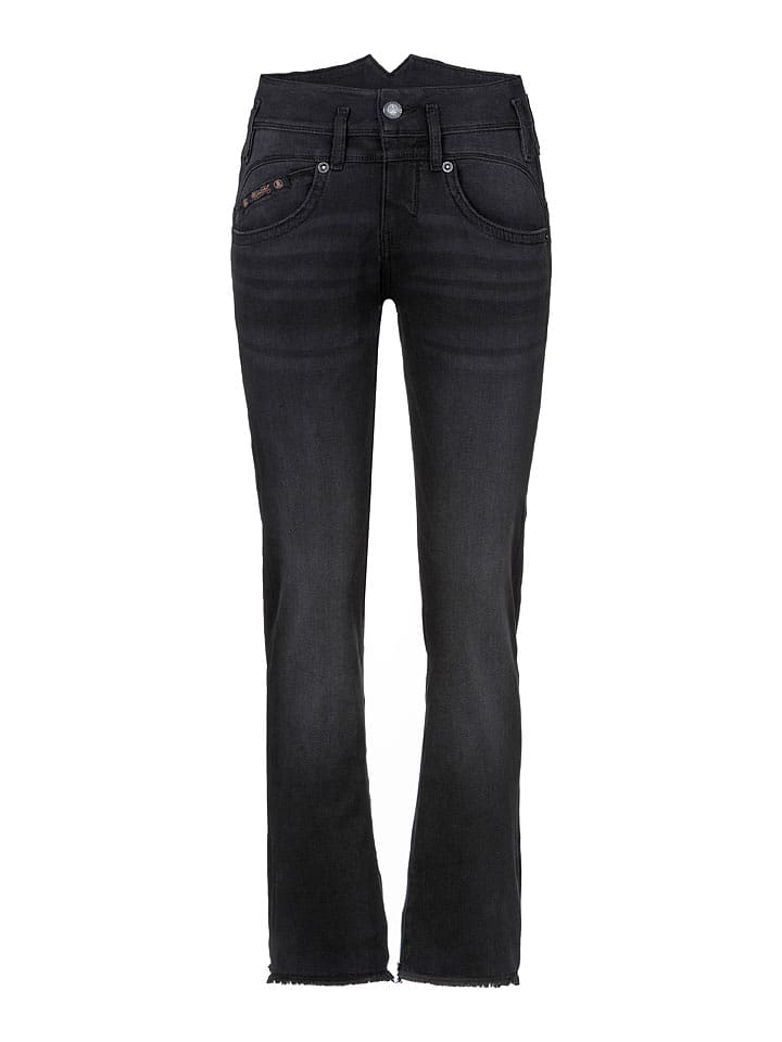 Herrlicher Dżinsy - Slim fit - w kolorze czarnym rozmiar: W29