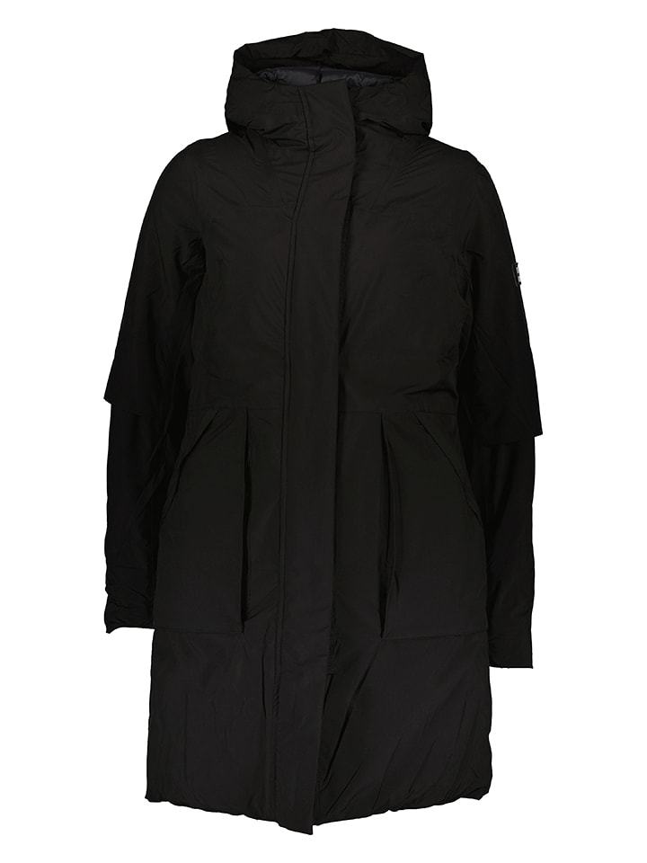 Parka w kolorze czarnym