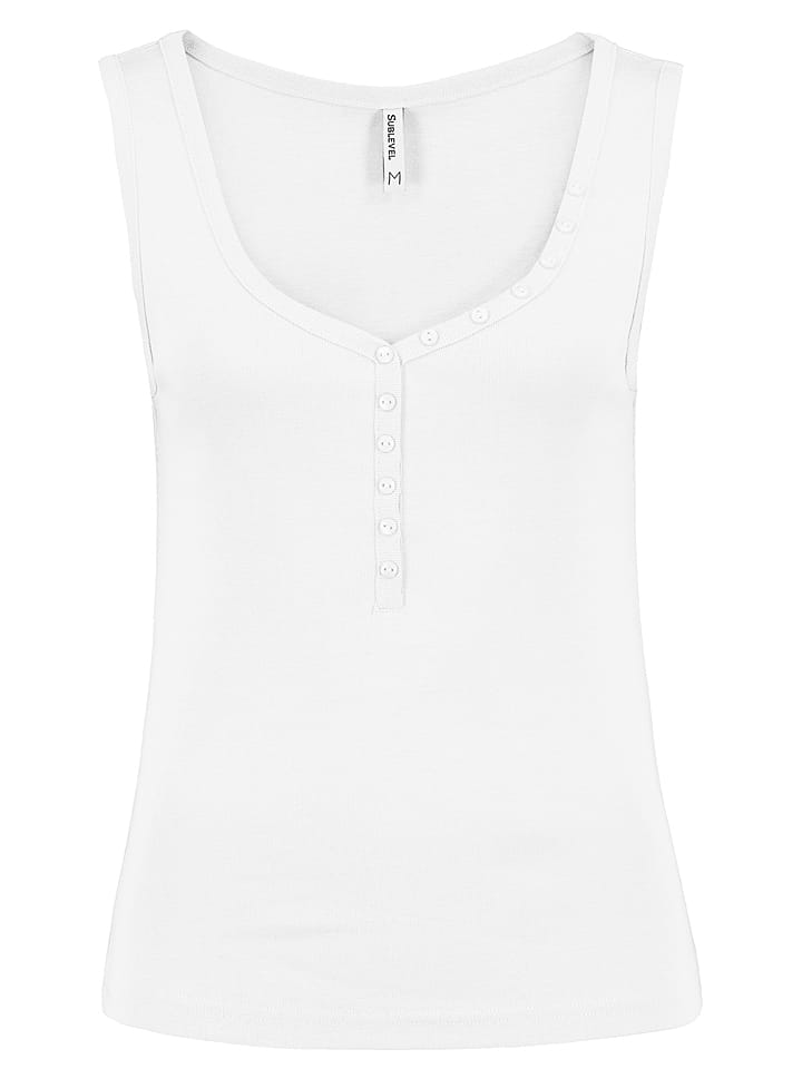 Sublevel Top w kolorze białym rozmiar: L
