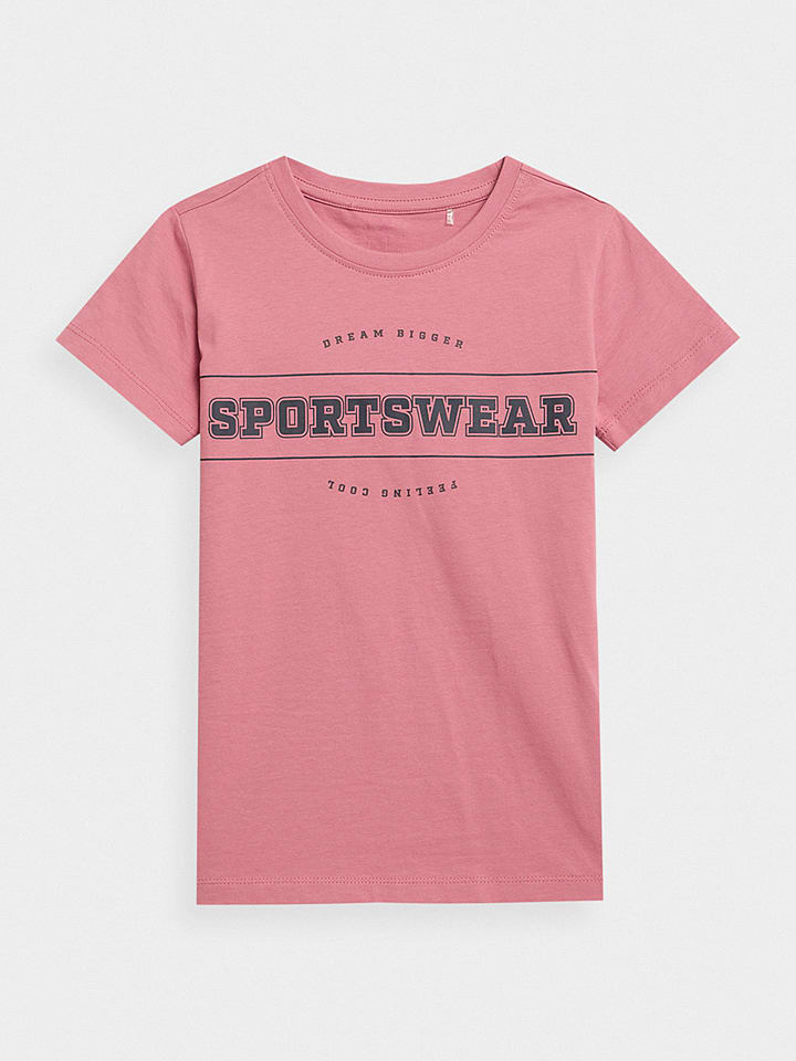 4F Koszulka w kolorze jasnoróżowym rozmiar: 122