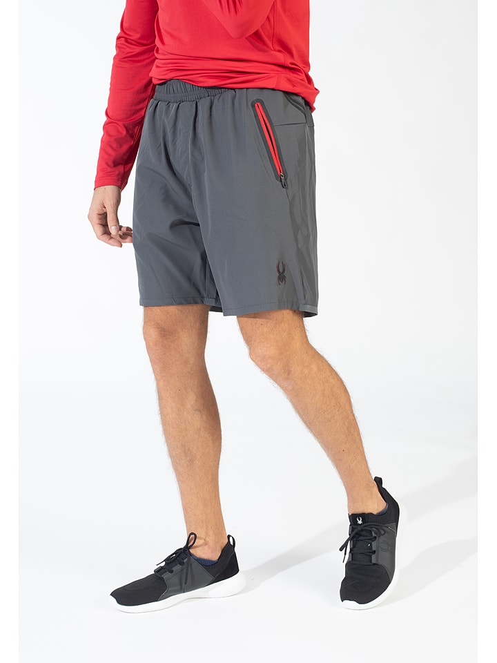 SPYDER Szorty sportowe w kolorze szarym rozmiar: L