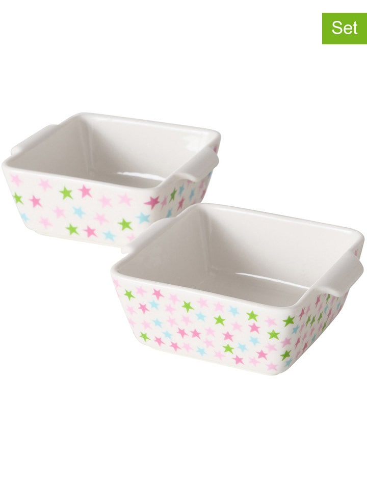 Boltze 2-częściowy zestaw "Holy" w kolorze białym ze wzorem - 12 x 10 cm rozmiar: onesize