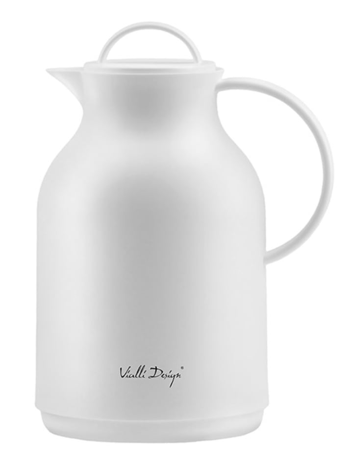 Vialli Design Dzbanek termiczny w kolorze białym - 1 l rozmiar: onesize
