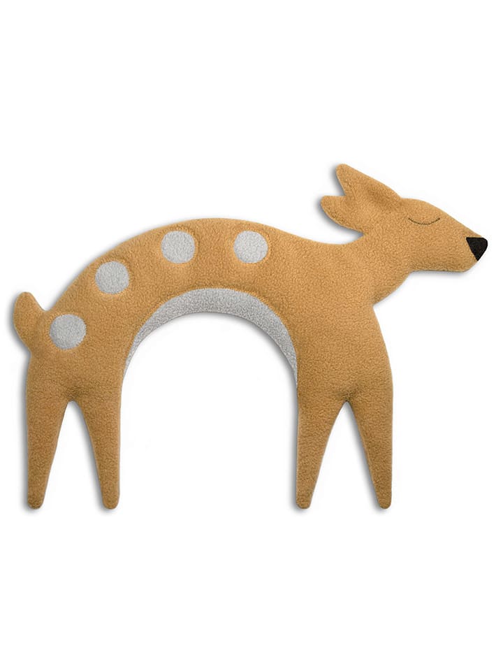 Leschi Poduszka termiczna "Deer Flora" w kolorze beżowym na ramiona - 39 x 30 cm rozmiar: onesize