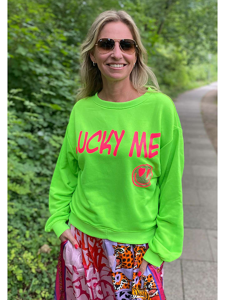 miss goodlife Bluza w kolorze zielonym rozmiar: S