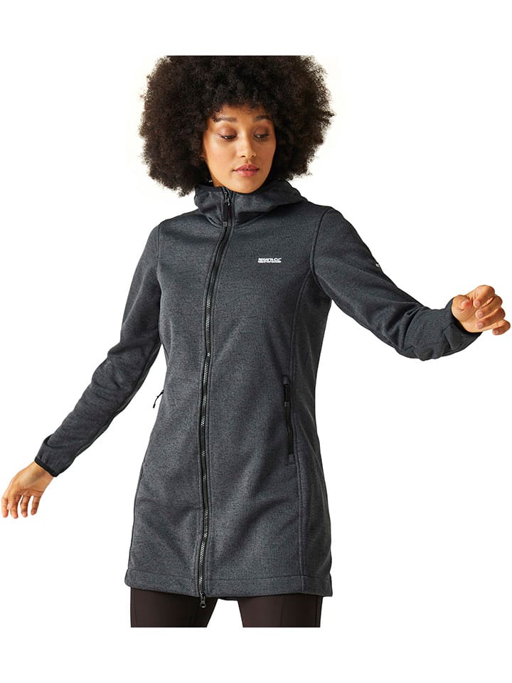 Regatta Płaszcz polarowy "Bloomfield" w kolorze antracytowym rozmiar: 46