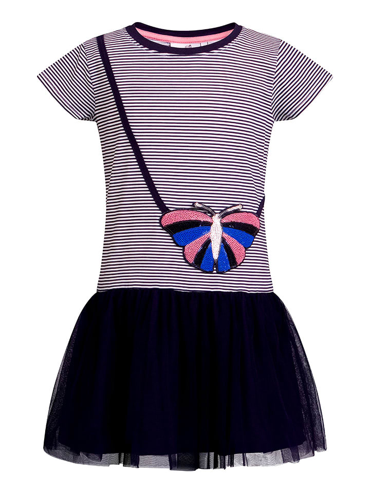 happy girls by Eisend Sukienka w kolorze granatowym rozmiar: 98