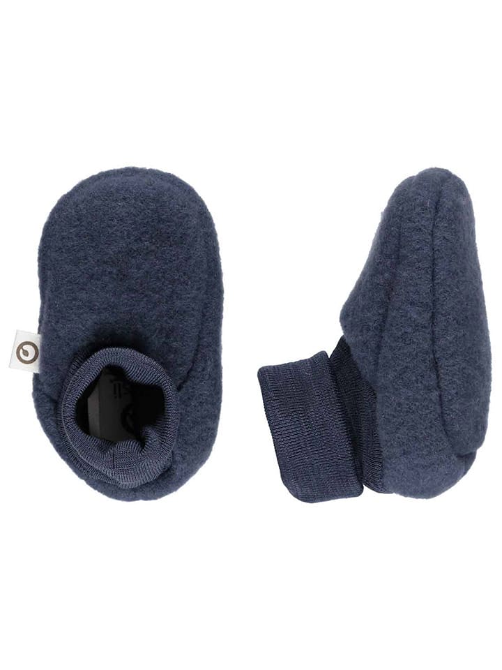 müsli Wełniane buty w kolorze granatowym do raczkowania rozmiar: 92/98