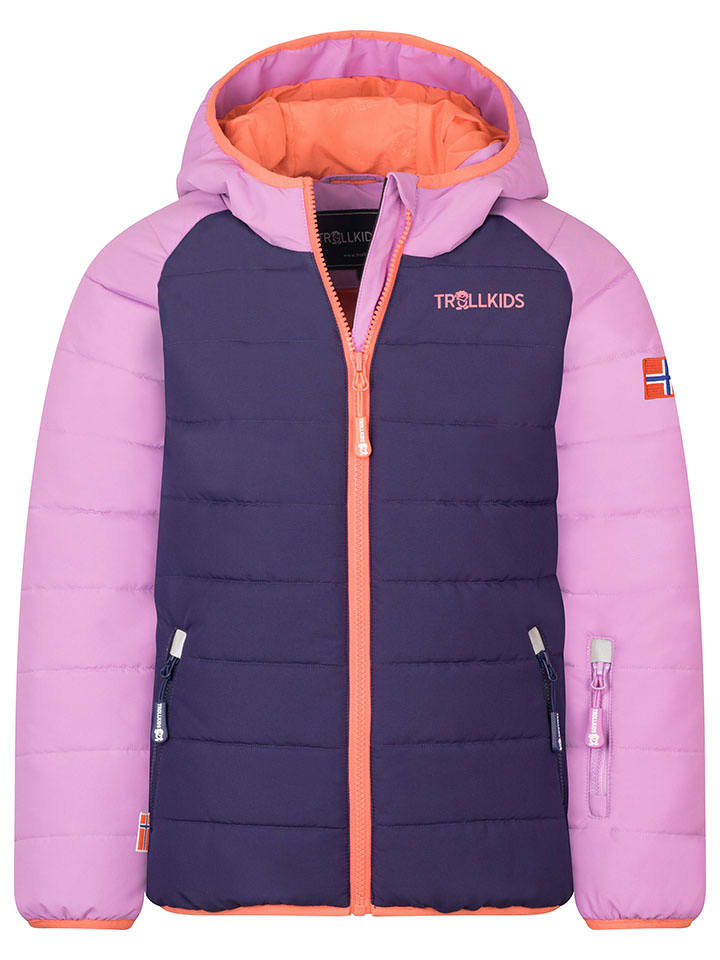 Trollkids Kurtka narciarska "Hafjell" w kolorze fioletowym rozmiar: 98