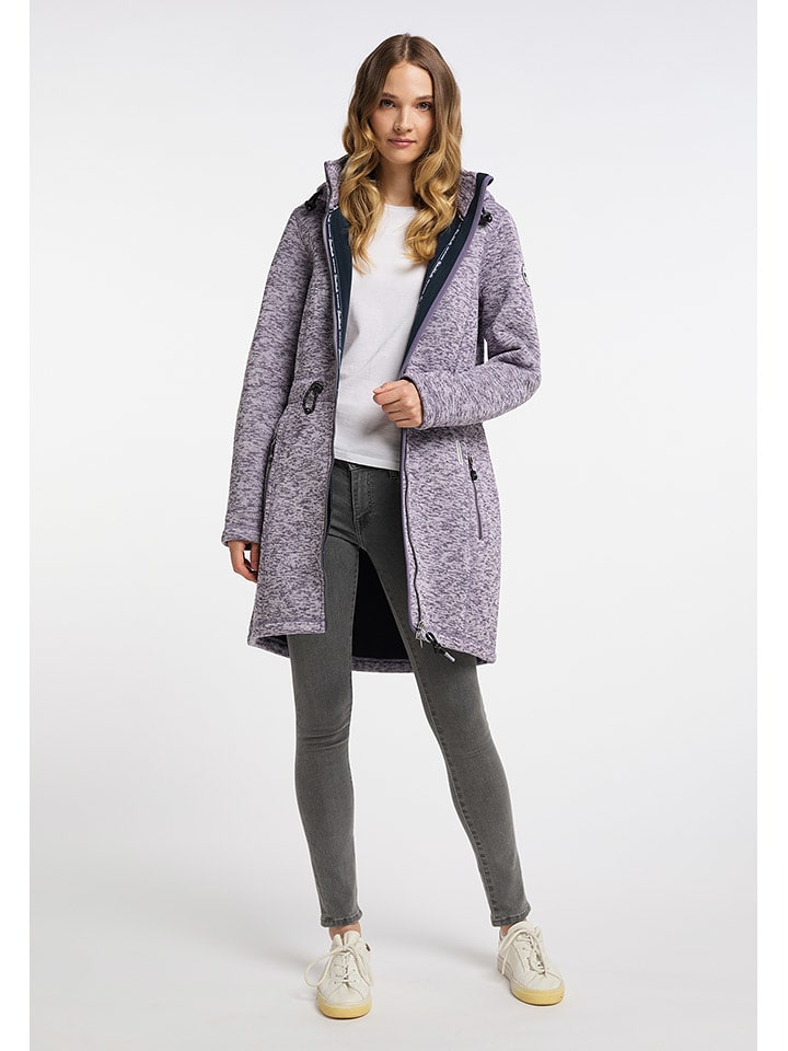 Schmuddelwedda Płaszcz polarowy w kolorze lawendowym rozmiar: L