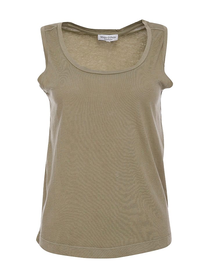 Top w kolorze khaki