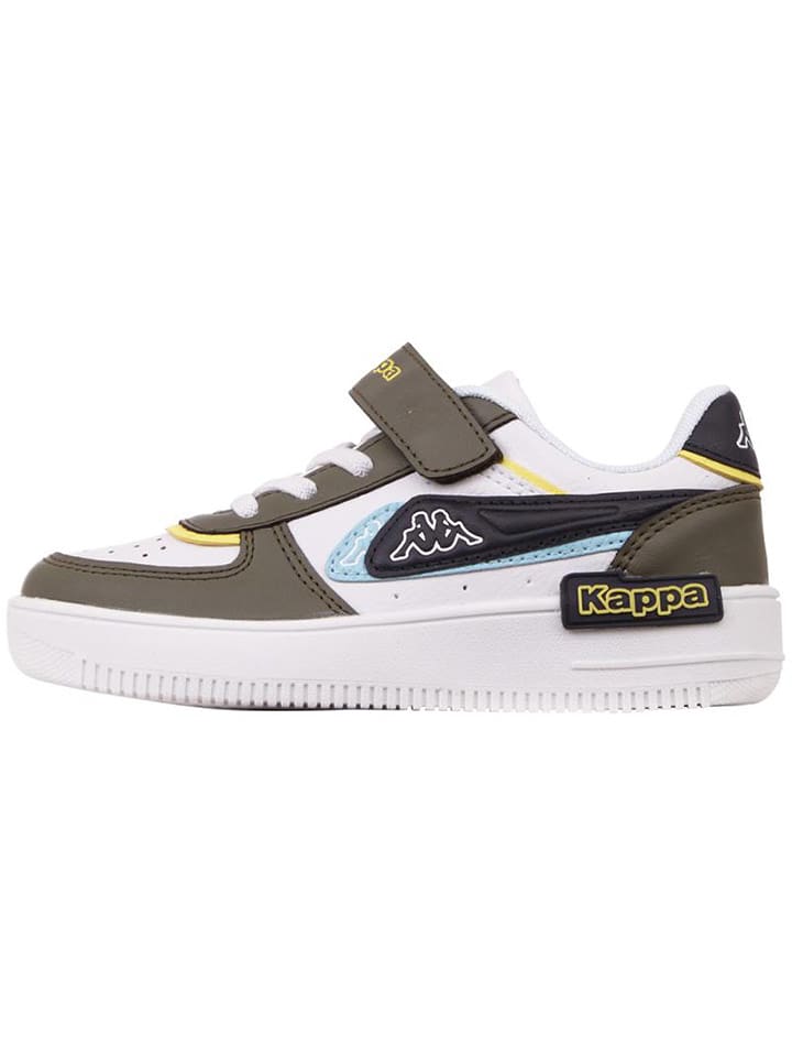 Kappa Sneakersy "Bash" w kolorze biało-oliwkowym rozmiar: 35