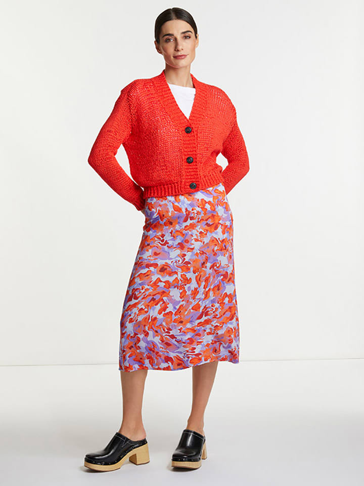 Rich & Royal Kardigan w kolorze czerwonym rozmiar: M