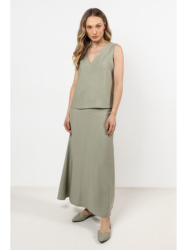 Awama Spódnica w kolorze jasnozielonym rozmiar: S