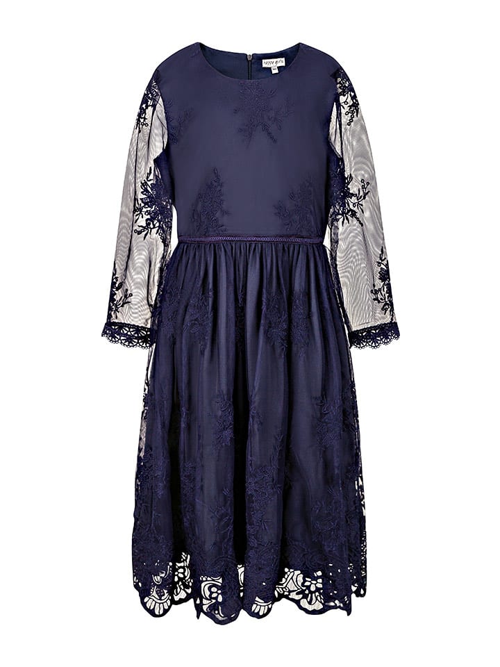 happy girls by Eisend Sukienka w kolorze granatowym rozmiar: 164