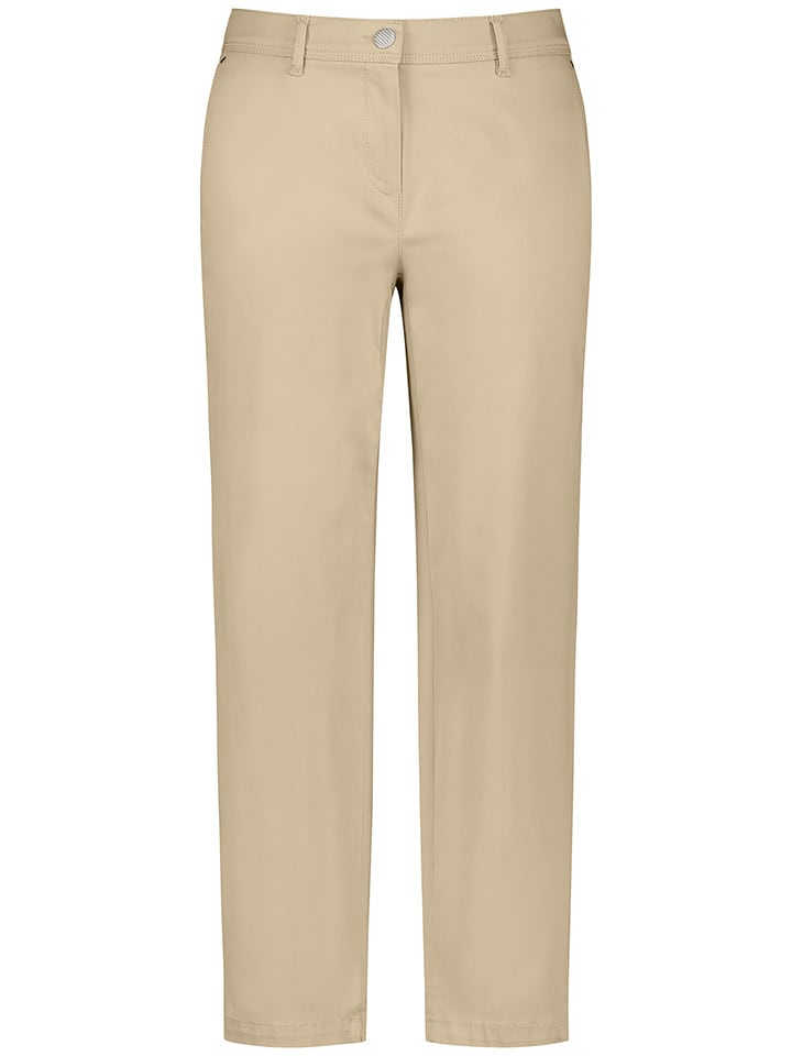 Gerry Weber Spodnie w kolorze beżowym rozmiar: 42