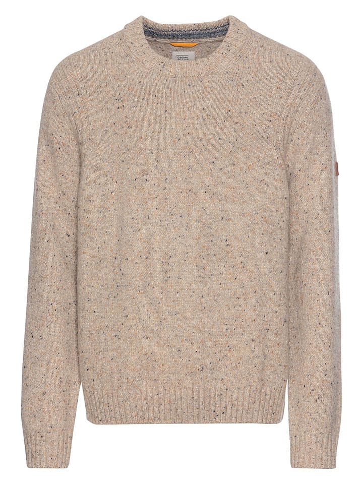Camel Active Sweter w kolorze beżowym rozmiar: 3XL