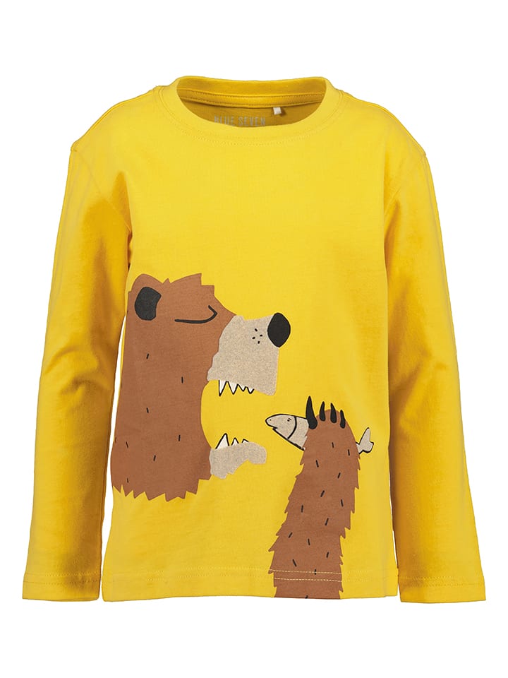 Blue Seven Koszulka w kolorze żółtym rozmiar: 128