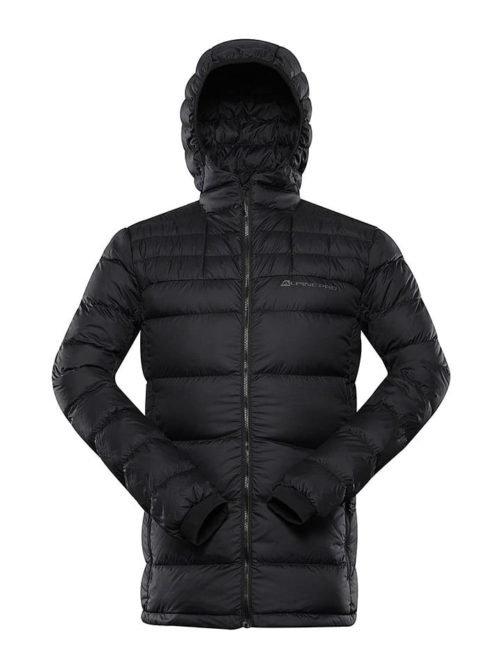 Alpine Pro Kurtka puchowa "Rogit" w kolorze czarnym rozmiar: M