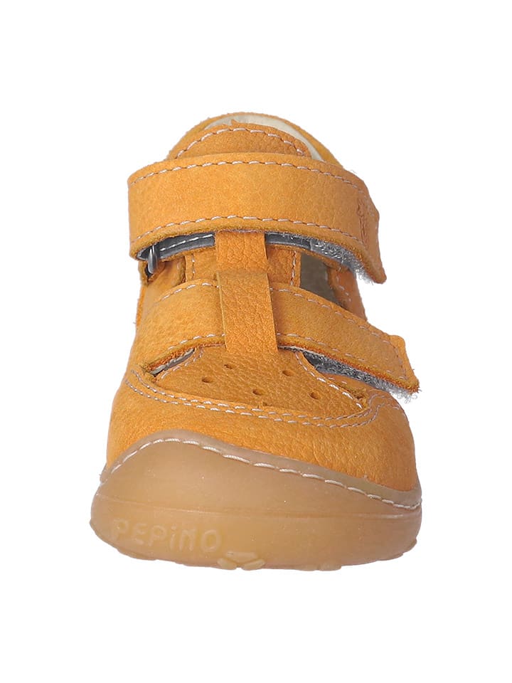 PEPINO Skórzane półsandały "Ebi" w kolorze jasnobrązowym rozmiar: 22