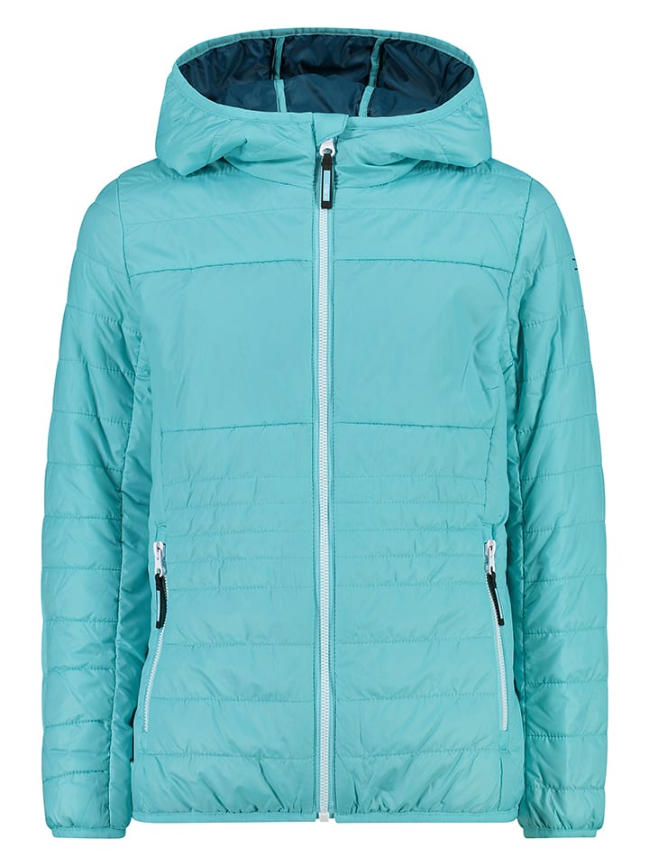 CMP Kurtka pikowana w kolorze turkusowym rozmiar: 140