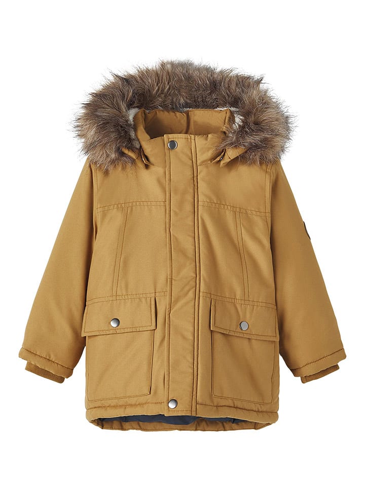 name it Parka "Marlin" w kolorze jasnobrązowym rozmiar: 122