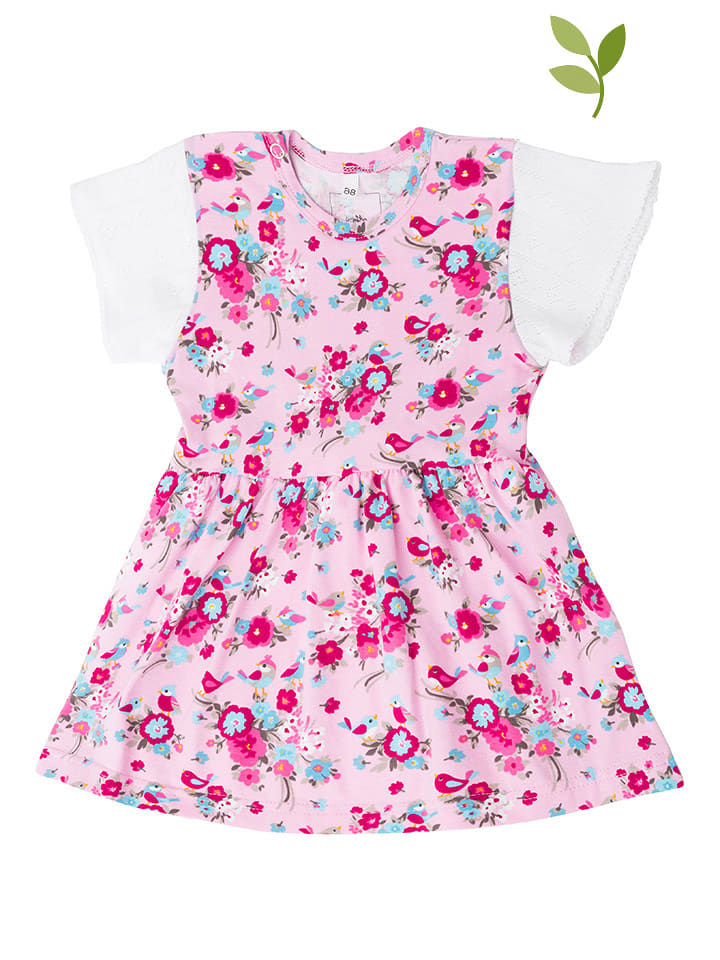 Buzerl Sukienka-body w kolorze jasnoróżowym ze wzorem rozmiar: 62