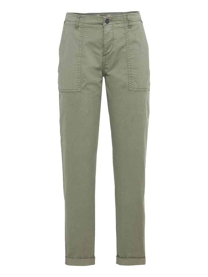Spodnie - Slim fit - w kolorze khaki