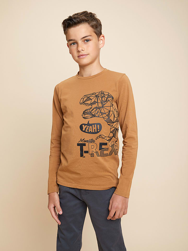 lamino Koszulka w kolorze jasnobrązowym rozmiar: 104