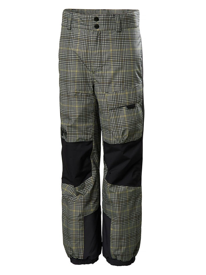 Helly Hansen Spodnie narciarskie "Powder" w kolorze szaro-beżowo-czarnym rozmiar: 146